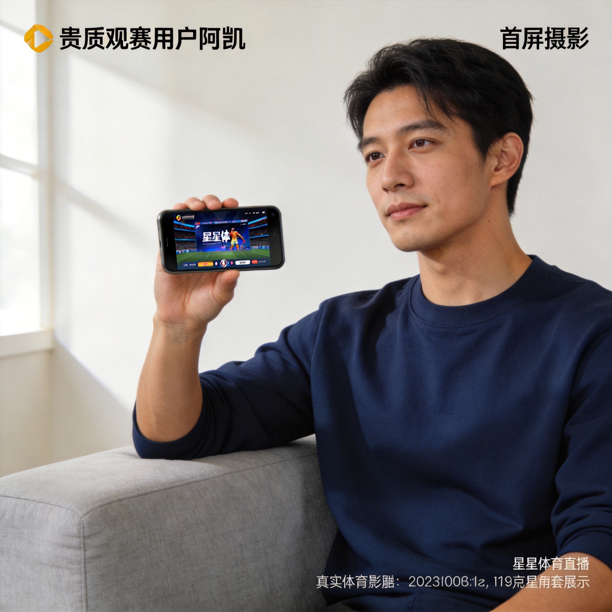资深观赛用户阿凯使用星空体育高清直播